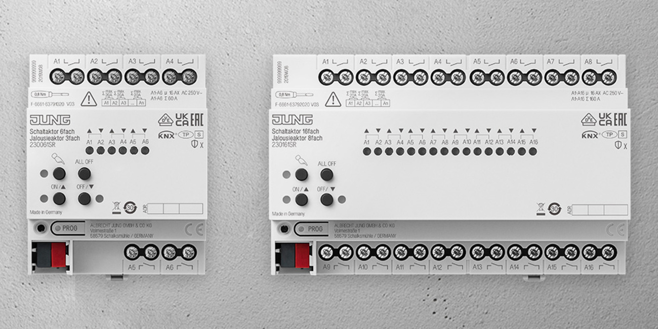 KNX Schalt- und Jalousieaktoren bei Elektro FEGER GmbH in Aschaffenburg