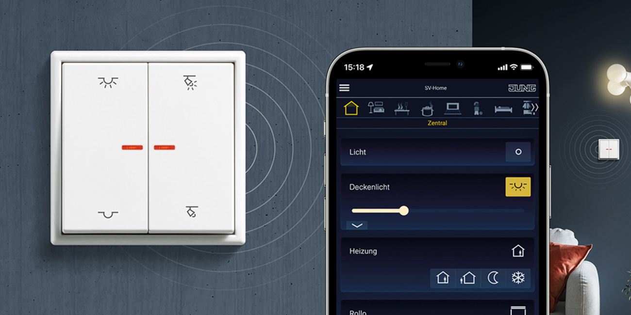 KNX RF Taster bei Elektro FEGER GmbH in Aschaffenburg